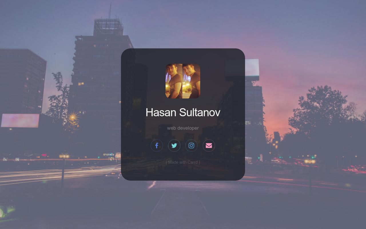 Carrd profile picture for @hasan